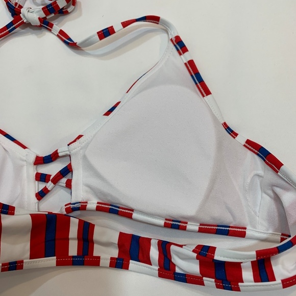 NWT 2PC B. Swim Bikini Top + Large‎ Full Bottom Bikini Swim Set 4th of July - Picture 7 of 8